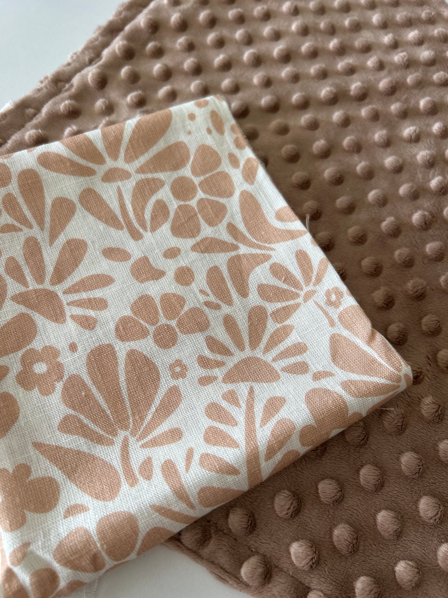 Abstract Tan - Linen Fabric