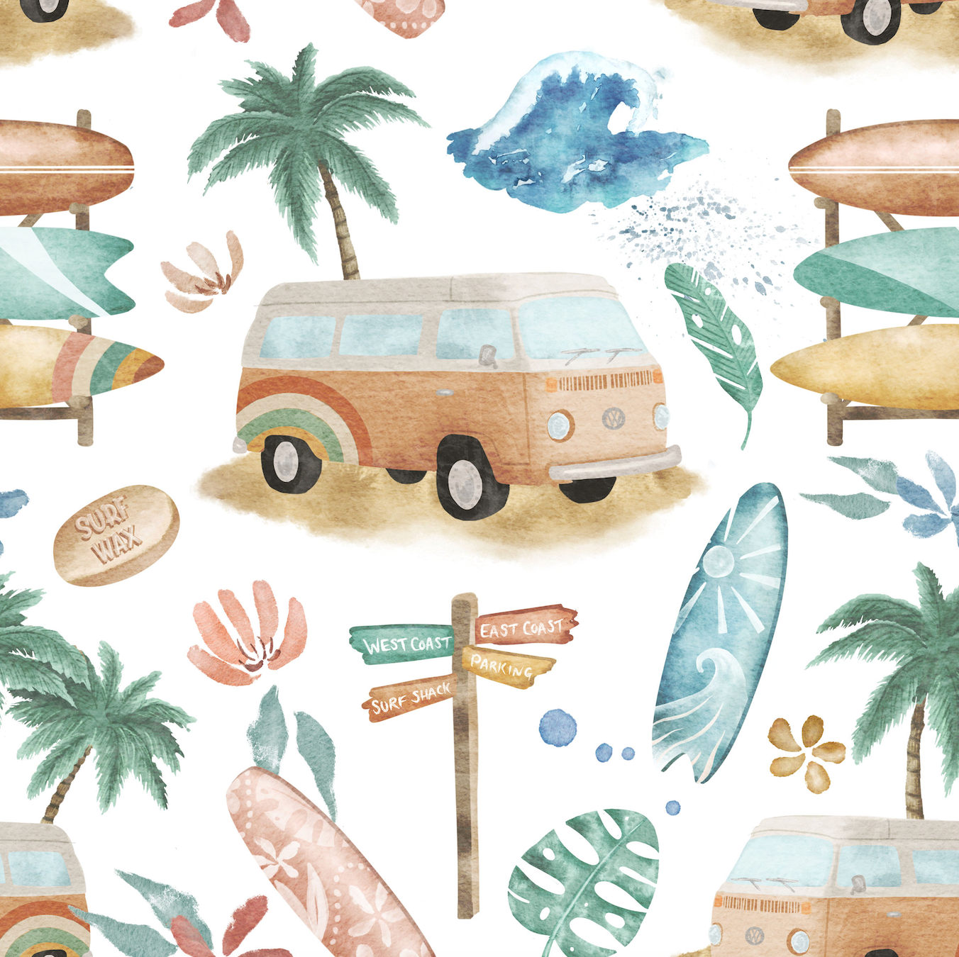 Surfing Kombi - PUL Fabric