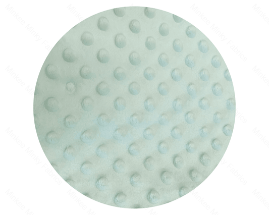 Minky Dot - Aqua Glass Fabric