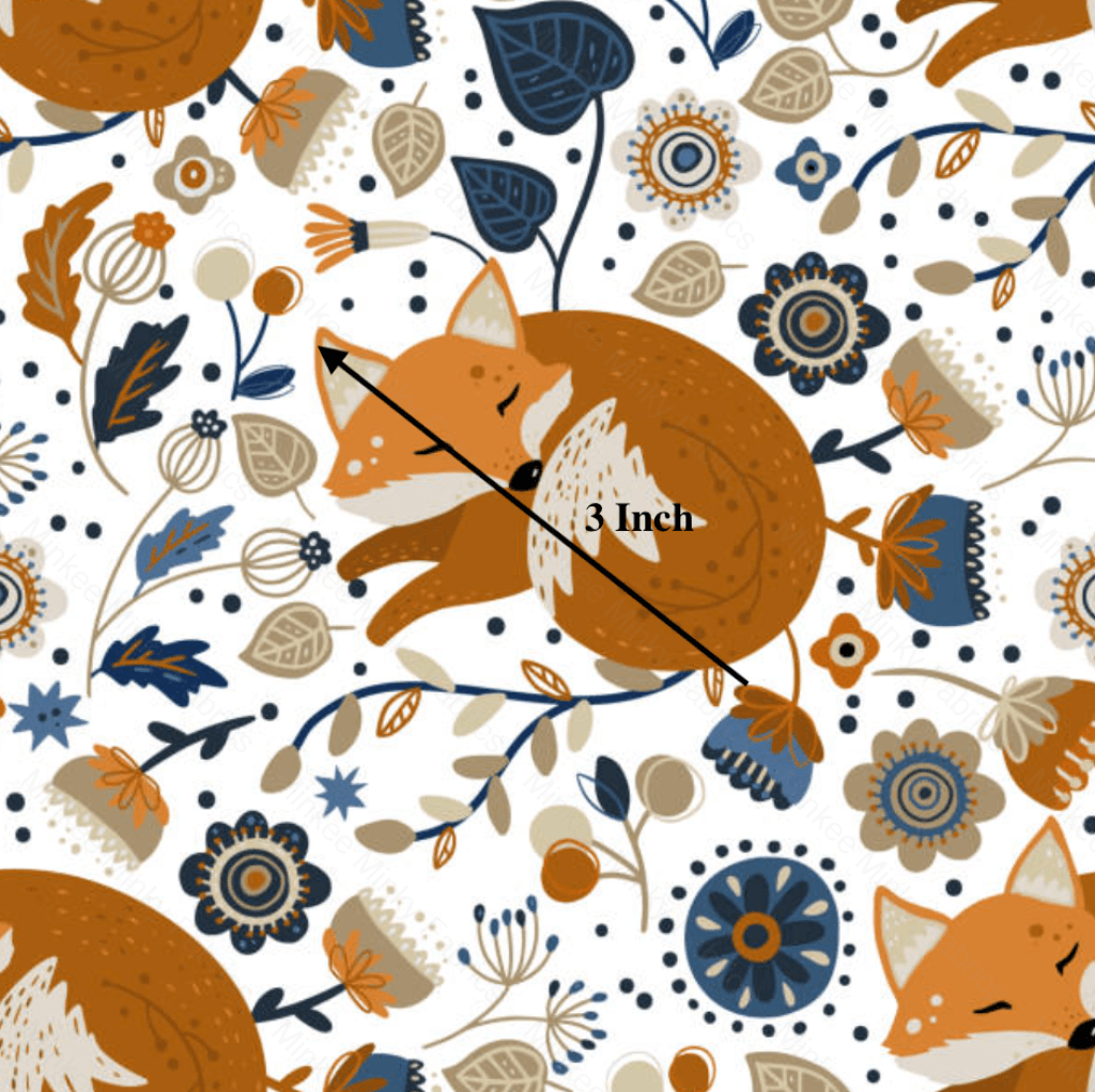 Whimsical Fox - 100% Cotton Woven Fabric Digital Retail